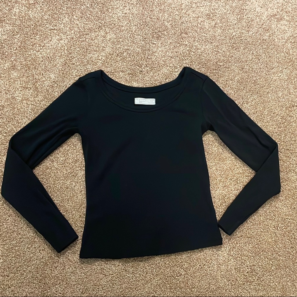 Everlane Ribbed Cotton T Shirt